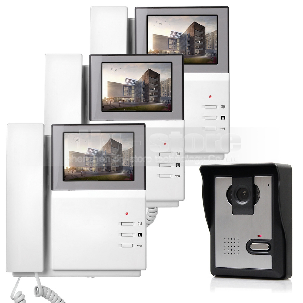 DIYSECUR 800 X 480 HD 4.3 ġ     ȭ Doorbell  / Office  ý 600TV  ǿ /DIYSECUR 800 x 480 HD 4.3inch Video Intercom Video Door